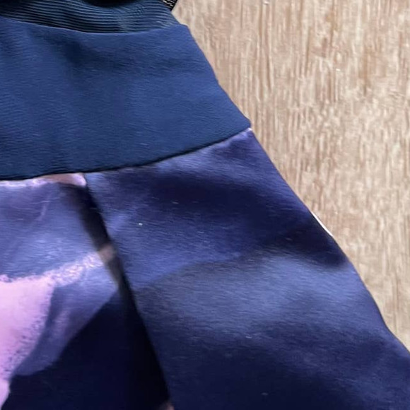 Xscape Navy/Purple Fit & Flare Sleeveless Mini Size 8 - Picture 7 of 9